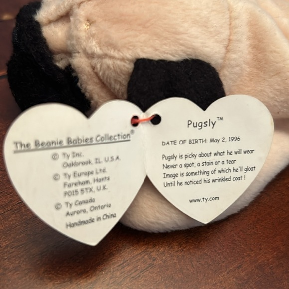 TY Beanie Baby Pugsly- PRISTINE - Picture 5 of 8